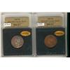 Image 1 : 1915 & 1916 1¢ MS67.  Lot of 2 coins graded by Michigan Masters Numismatic Services (MMNS).  Red/Bro