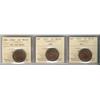 Image 1 : 1918 & 1919 1¢ MS64RD and 1919 MS64RB.  Lot of 3 ICCS graded coins.