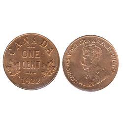 1922 1¢ ICCS MS63RD.  Bright red , with spotty tones.