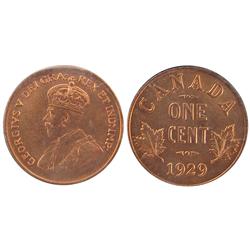 1929 1¢ ICCS MS65RD.  Full red and quite spectacular eye appeal.