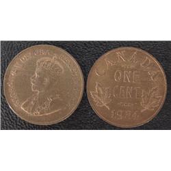 1934 1¢ MS63 70% red lustre.