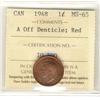 Image 1 : 1948 1¢ A Off ICCS MS65RD.