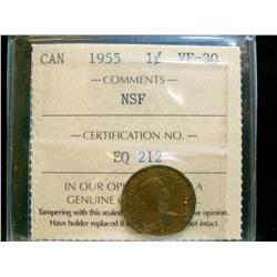 1955 1¢ NSF ICCS VF30