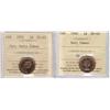 Image 1 : 1960 MS65RD & 1971 1¢ PL65.  Lot of 2 ICCS graded coins with Cameo and Heavy Cameo designations resp