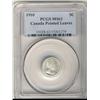 Image 1 : 1910 5¢ Pointed Leaves PCGS MS63.  Blast white and lustorus.