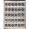 Image 1 : A  complete collection of Five Cent NICKEL.  1922 to 2002.  Includes scarcer dates such as the 1925,