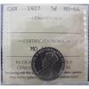 Image 1 : 1927 5¢ ICCS MS64.
