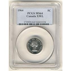 1964 5¢ XWL PCGS MS64.