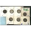 Image 1 : Lot of 8 Ten cent pieces.  Includes; 1902H, 1911, 1914, 1918, 1919, 1936, 1942, 1946.  Grades vary f