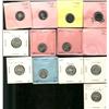 Image 1 : Lot of 13 Ten cent pieces.  Includes; 1947ML, 1953 SS, 1953 NSS, 1954, 1955, 1956 (2), 1957, 1963, 1