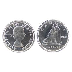 1963 10¢ ICCS PL67 Cameo.