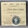 Image 1 : 1965 10¢ ICCS  PL66 Ultra Heavy Cameo