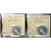 Image 1 : 1956 25¢ ICCS PL66 Heavy Cameo,  Lot of 2 coins.
