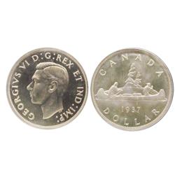 1937 $1 Mirror PCGS SP66.    Light touch of gold.  Nice mirror fields. A very nice and popular coin