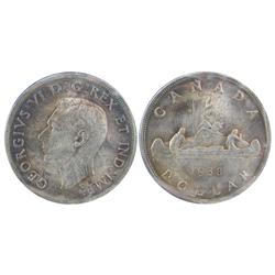 1938 $1 ICCS MS63.  Toned