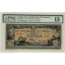 The Canadian Bank of Commerce, 1917 $10 #151966, CH-75-16-04-10a PMG CH F15.
