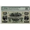 Image 1 : The Imperial Bank of Canada,  1920 $10 #263225, CH-375-16-12, PMG VF35, very clean and bright. The n