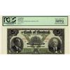 Image 1 : The Bank of Montreal, 1923 $5 Specimen Issue, PCGS CH AU58PPQ.