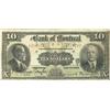 Image 1 : The Bank of Montreal 1923 $10 No.1279727 CH-505-56-04 VG/F