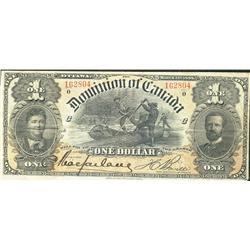 1898 $1 DC-13c No.162804 F/VF