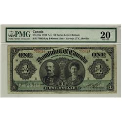 1911 $1 DC-18a #759624, PMG VF20.
