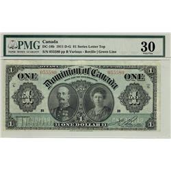 1911 $1 DC-18b #055580 PMG VF30