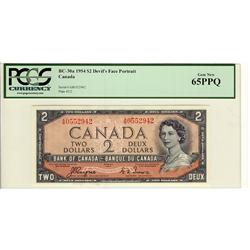 1954 $2 BC-30a B/B0779942 PMG UNC65EPQ