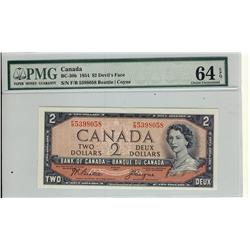 1954 $2 BC-30b F/B5398058 PMG UNC64EPQ