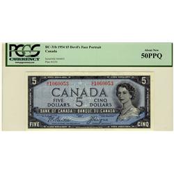 1954 $5 BC-31b #G/C1060053 PCGS AU50PPQ