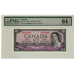 1954 $10 BC-32a #CD5085643, PMG CH UNC64EPQ.