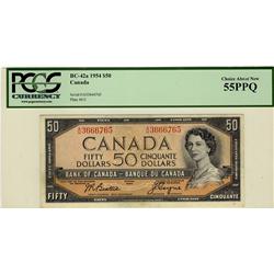 1954 $50 BC-42a A/H3666765 PCGS AU55