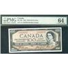 Image 1 : 1954 $100 BC-35b A/J1924232 PMG UNC64.  Scarce Beattie-Coyne signatures