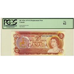 1974 $2 BC-47bA ABX1361384 PCGS UNC62