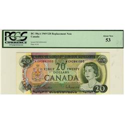 1969 $20 BC-50aA #*EM2841003 PCGS AU53