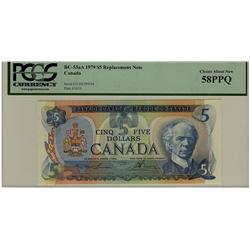 1979 $5 BC-53aA #31001599548 PCGS AU58PPQ