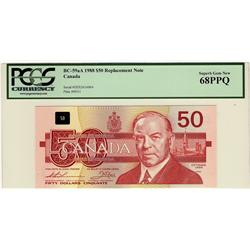 1988 $50 BC-59aA #EHX3614844 PCGSUNC 68PPQ