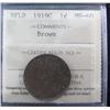 Image 1 : Nfld 1919c 1¢ ICCS MS60BN.