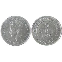 Nfld 1946c 5¢ ICCS EF40.