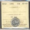 Image 1 : Nfld 1896 10¢ ICCS EF40.