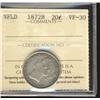 Image 1 : Nfld 1872H 20¢ ICCS VF30.