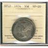 Image 1 : Nfld 1874 50¢ ICCS VF20.