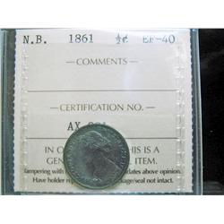 N.B. 1861 1/2¢ ICCS EF40