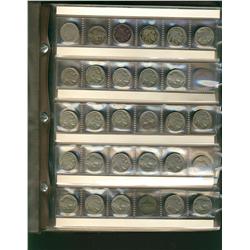 USA Date set, includes 129 pieces dated from 1906 to 1964.  Missing some dates.  Coins grade from Ab