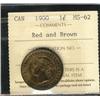 Image 1 : 1900 1¢ ICCS MS62RB.