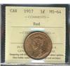Image 1 : 1917 1¢ ICCS MS64RD.