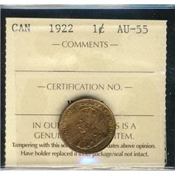 1922 1¢ ICCS AU55.