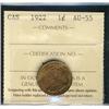 Image 1 : 1922 1¢ ICCS AU55.