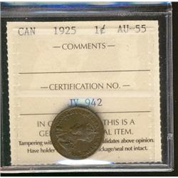 1925 1¢ ICCS AU55.