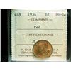 Image 1 : 1934 1¢ ICCS MS64 Red