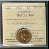 Image 1 : 1937 1¢ ICCS SP66RD, Matte.